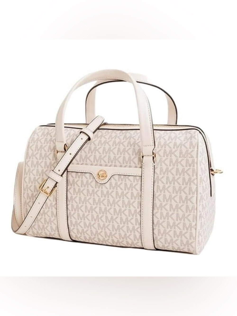 MICHAEL KORS NWOT Cream and beige shoulder purse